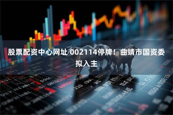股票配资中心网址 002114停牌！曲靖市国资委拟入主
