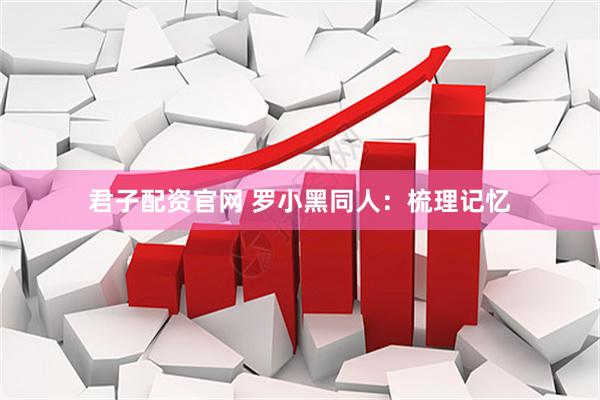 君子配资官网 罗小黑同人：梳理记忆